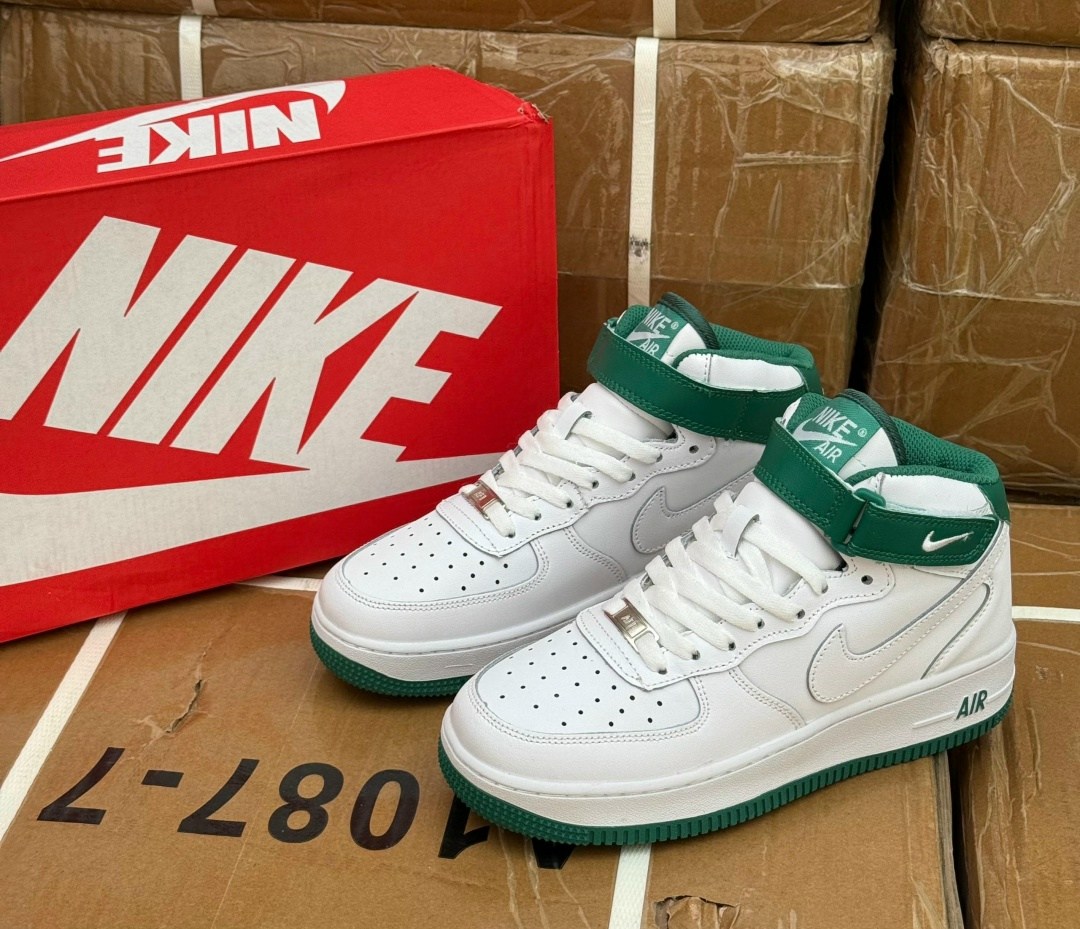 nike air force 1 high кроссовки,кросcовки nike air force 1,nike air force 1,nike air force green,кроссовки nike air force 1 white green