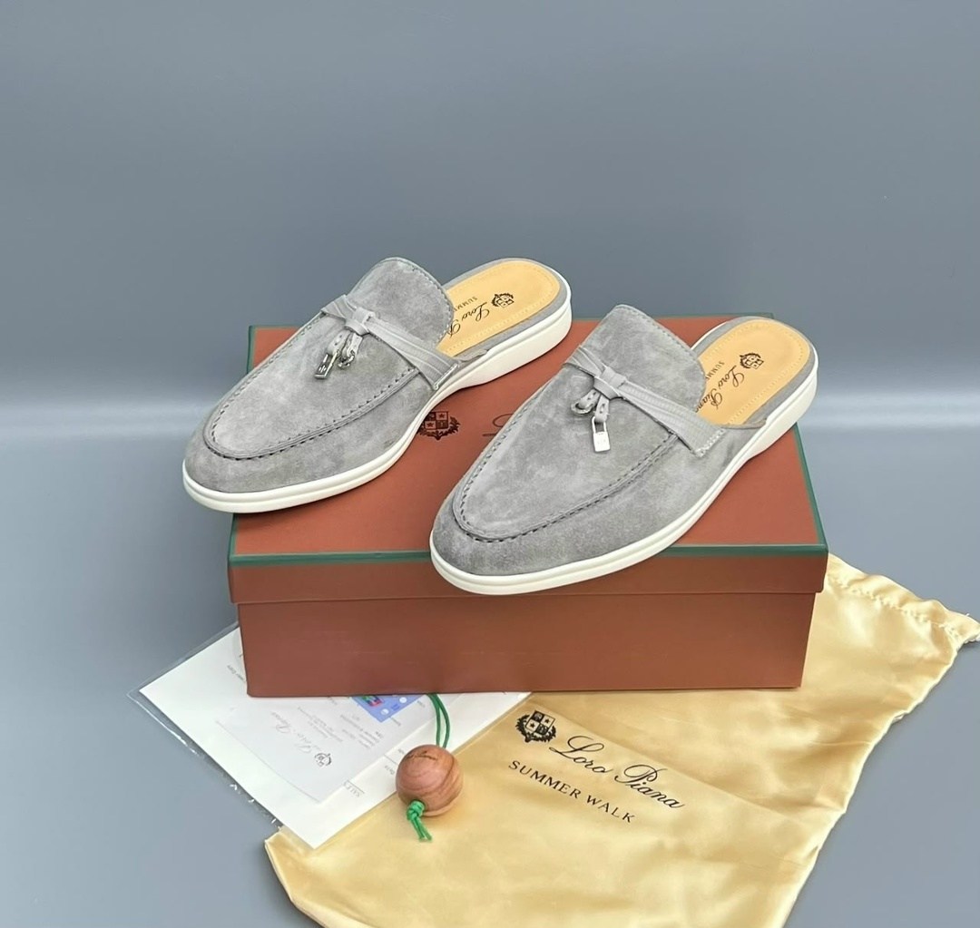,мюли loro piana,замшевые мюли,замшевые сланцы,лоферы loro piana