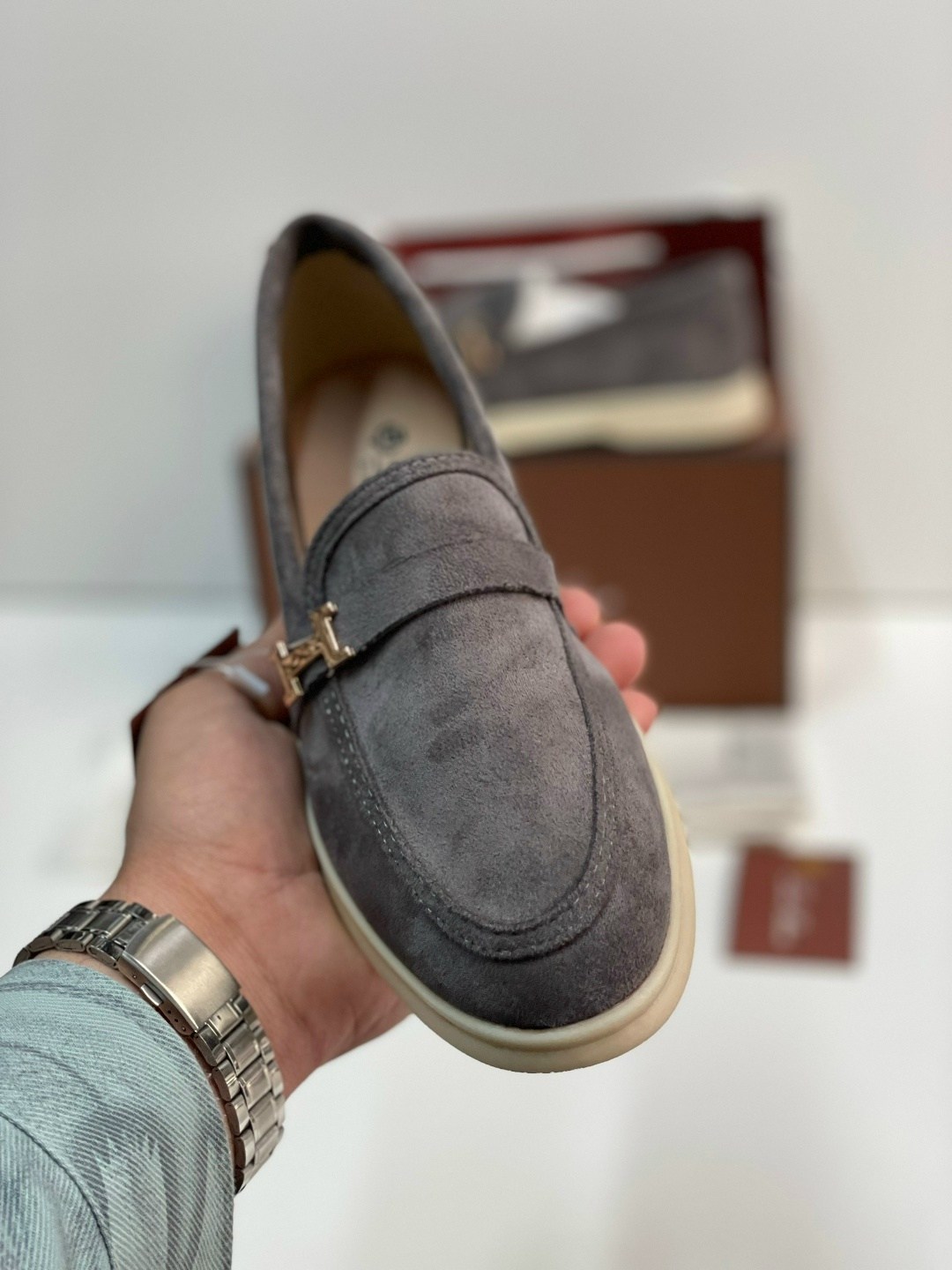 лоферы из натуральной замши loro piana,лоферы из натуральной замши,лоферы замшевые loro piana,loro piana лоферы,