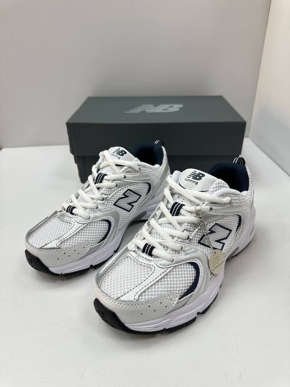 кроссовки new balance 530 белые,кроссовки new balance,кроссовки new balance 530,new balance 530 white silver navy,new balance 530 white silver