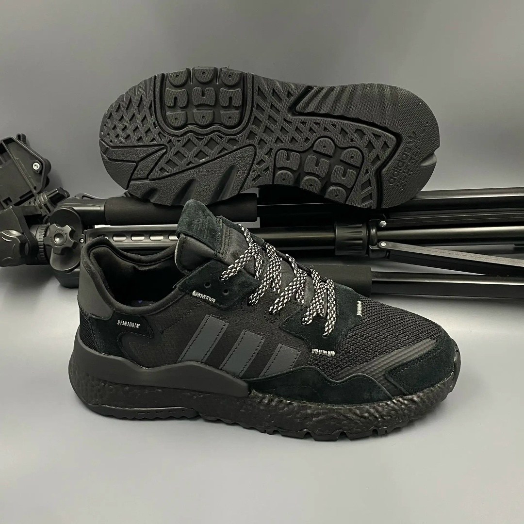 мужские кроссовки adidas nite jogger,кроссовки adidas nite jogger,мужские кроссовки adidas nite jogger core black,adidas nite jogger triple black,кроссовки adidas
