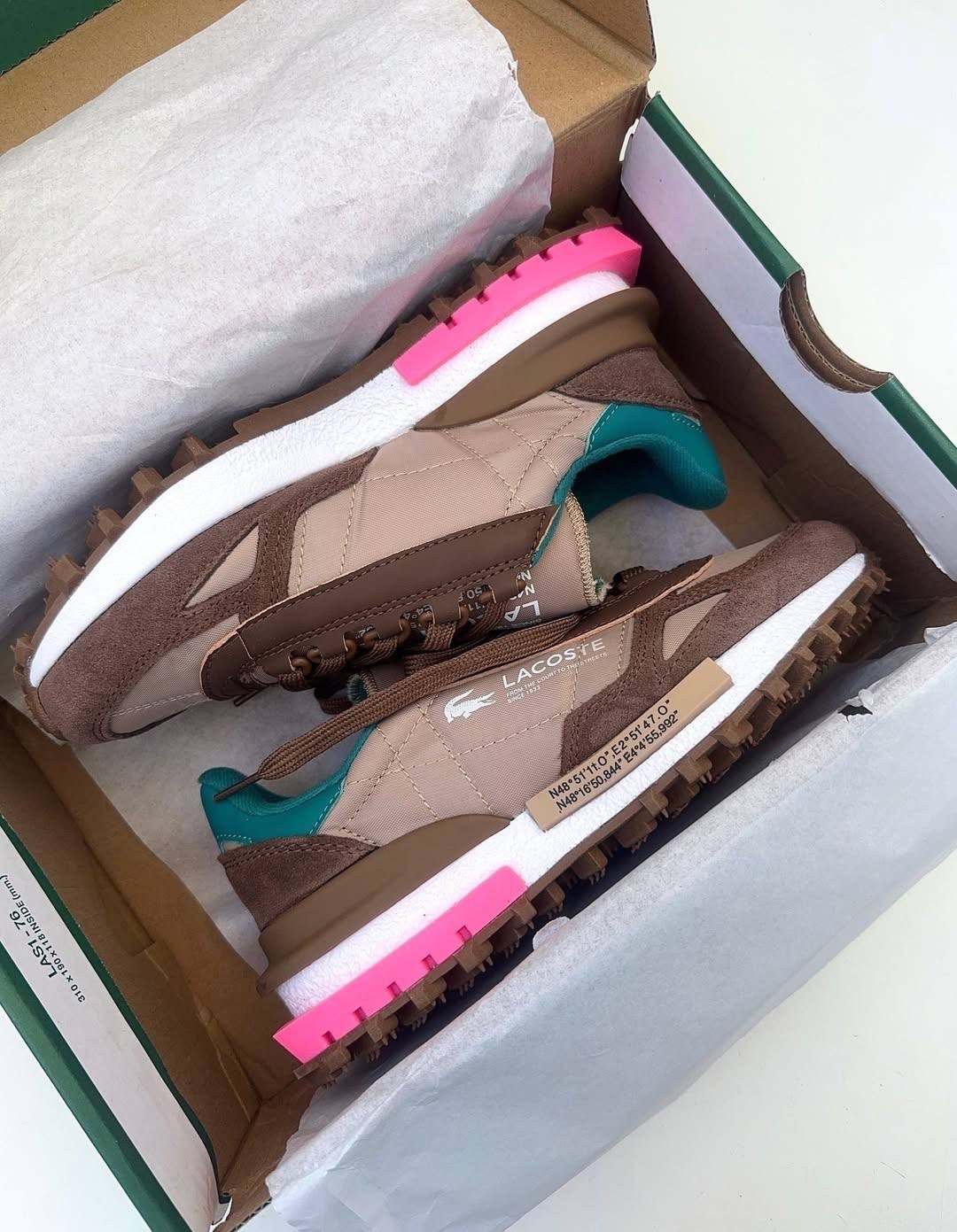 кроссовки lacoste,кроссовки для образа жизни женские низкие lacoste, цвет light brown/green,lacoste elite active кроссовки женские,кроссовки lacoste elite active,lacoste low-top casual shoes women's l