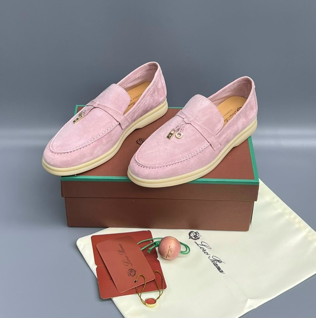 замшевые женские лоферы loro piana розовые,loro piana лоферы женские,,лоферы loro piana,замшевые лоферы лоро пиано