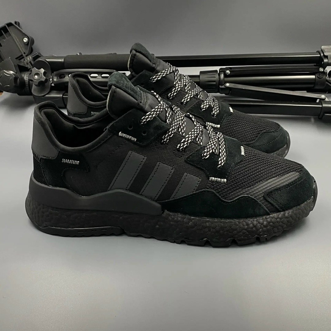 мужские кроссовки adidas nite jogger,кроссовки adidas nite jogger,мужские кроссовки adidas nite jogger core black,adidas nite jogger triple black,кроссовки adidas