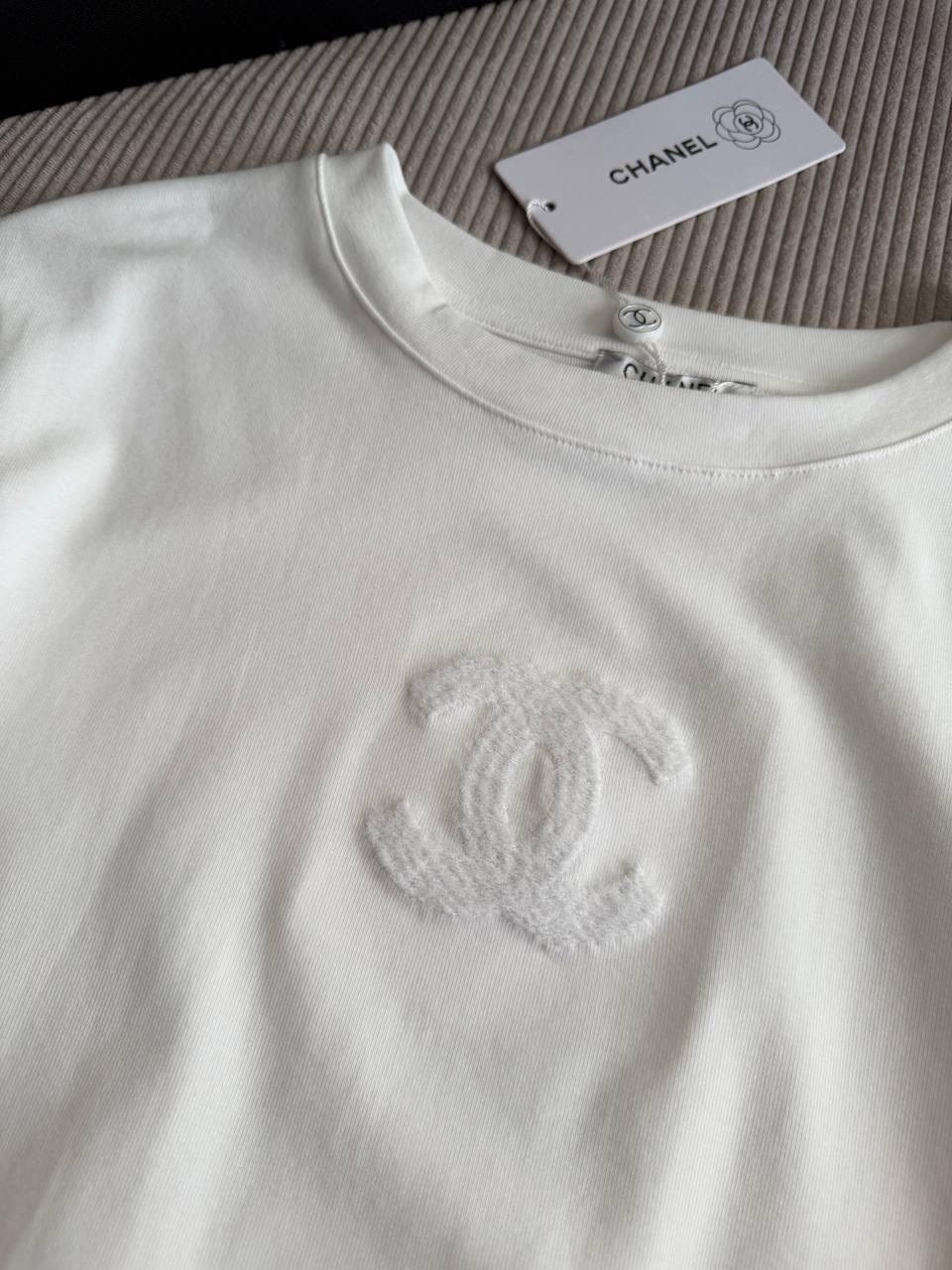 футболка chanel,футболка женская,футболка шанель,футболки и топы,футболка женская белая