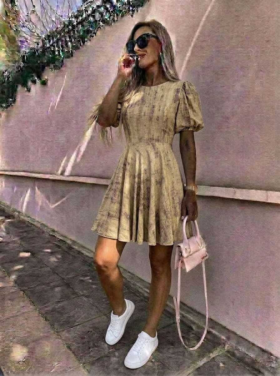 платье,стильное платье,платье из замши,платье с поясом,летнее платье