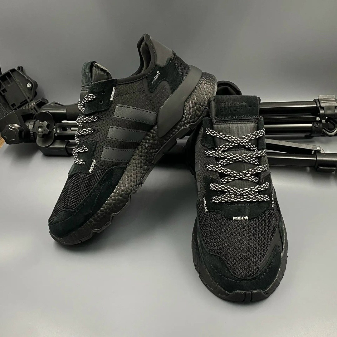 мужские кроссовки adidas nite jogger,кроссовки adidas nite jogger,мужские кроссовки adidas nite jogger core black,adidas nite jogger triple black,кроссовки adidas