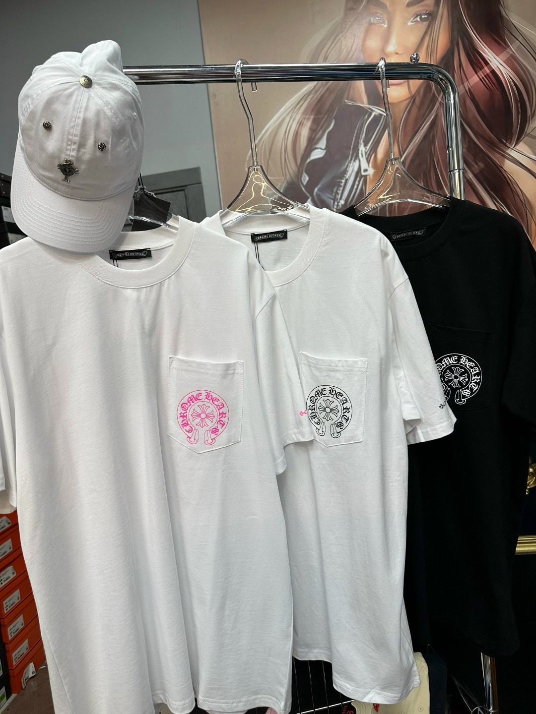 chrome hearts футболка,футболка,футболка женская мужская,футболка хром хартс,стильная футболка