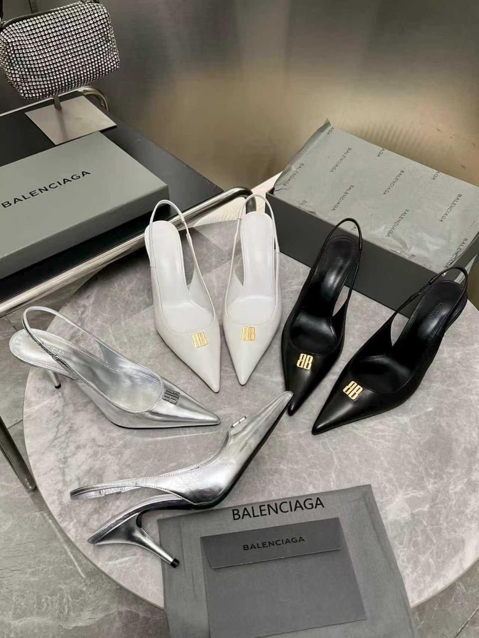 туфли balenciaga,босоножки balenciaga,женские брендовые кожаные туфли balenciaga premium каблук 9 см, balenciaga,кожаные туфли balenciaga monaco premium