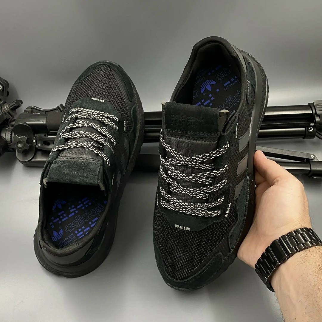 мужские кроссовки adidas nite jogger,кроссовки adidas nite jogger,мужские кроссовки adidas nite jogger core black,adidas nite jogger triple black,кроссовки adidas