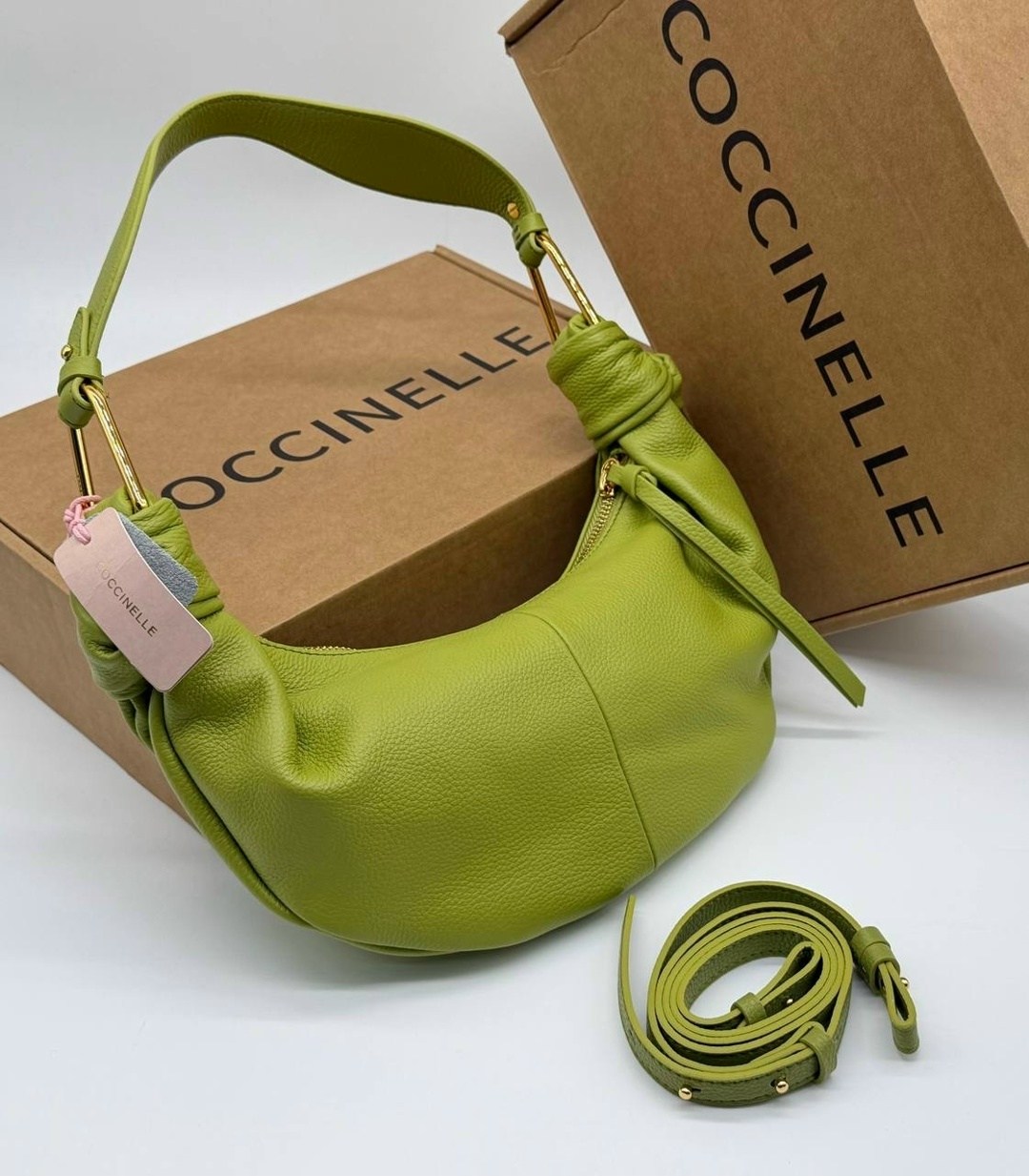 сумка coccinelle,сумка,сумки женская,leather country сумка багет на плечо,женская кожаный сумки