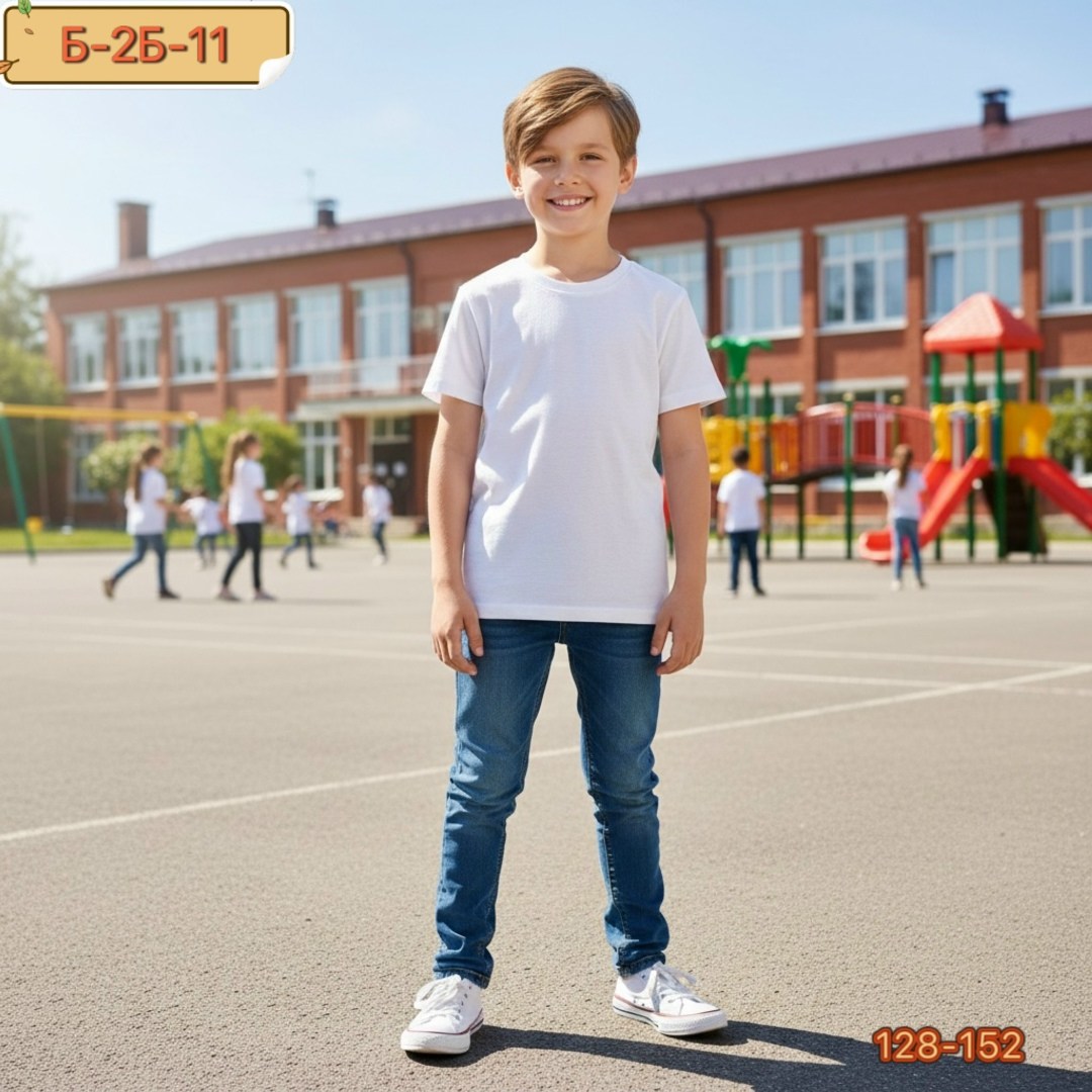 детская футболка,футболка детская хлопок белая 28 (рост 104-110),детская футболка белая,белые футболки для мальчиков,ребенок