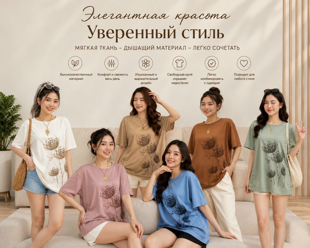 женская летняя футболка,летние футболки,футболка оверсайз с принтами,футболка оверсайз с принтом sunnydress official,женская футболка