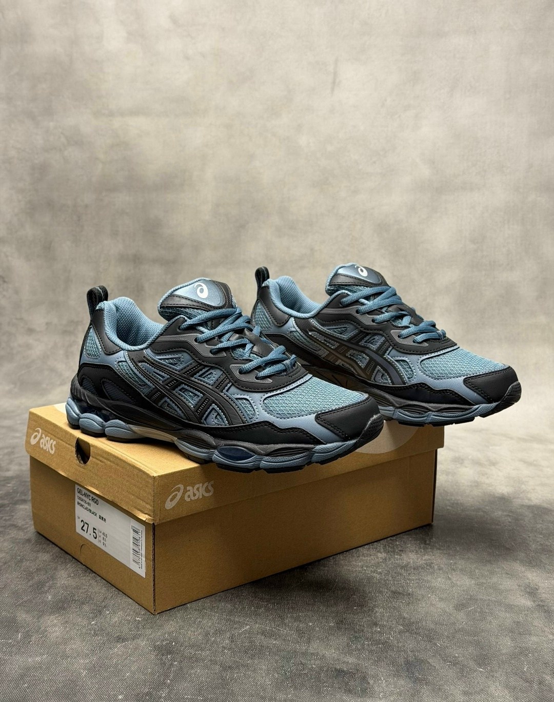 мужские кроссовки asics,кроссовки asics,кроссовки asics gel-nyc,кроссовки,спортивные кроссовки asics gel nyc asics цвет серый черный