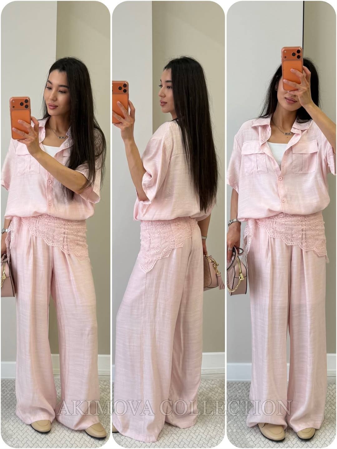 брючный комплект,модные блузы,брючный костюм rumoda 2213 коричневый,женский костюм,