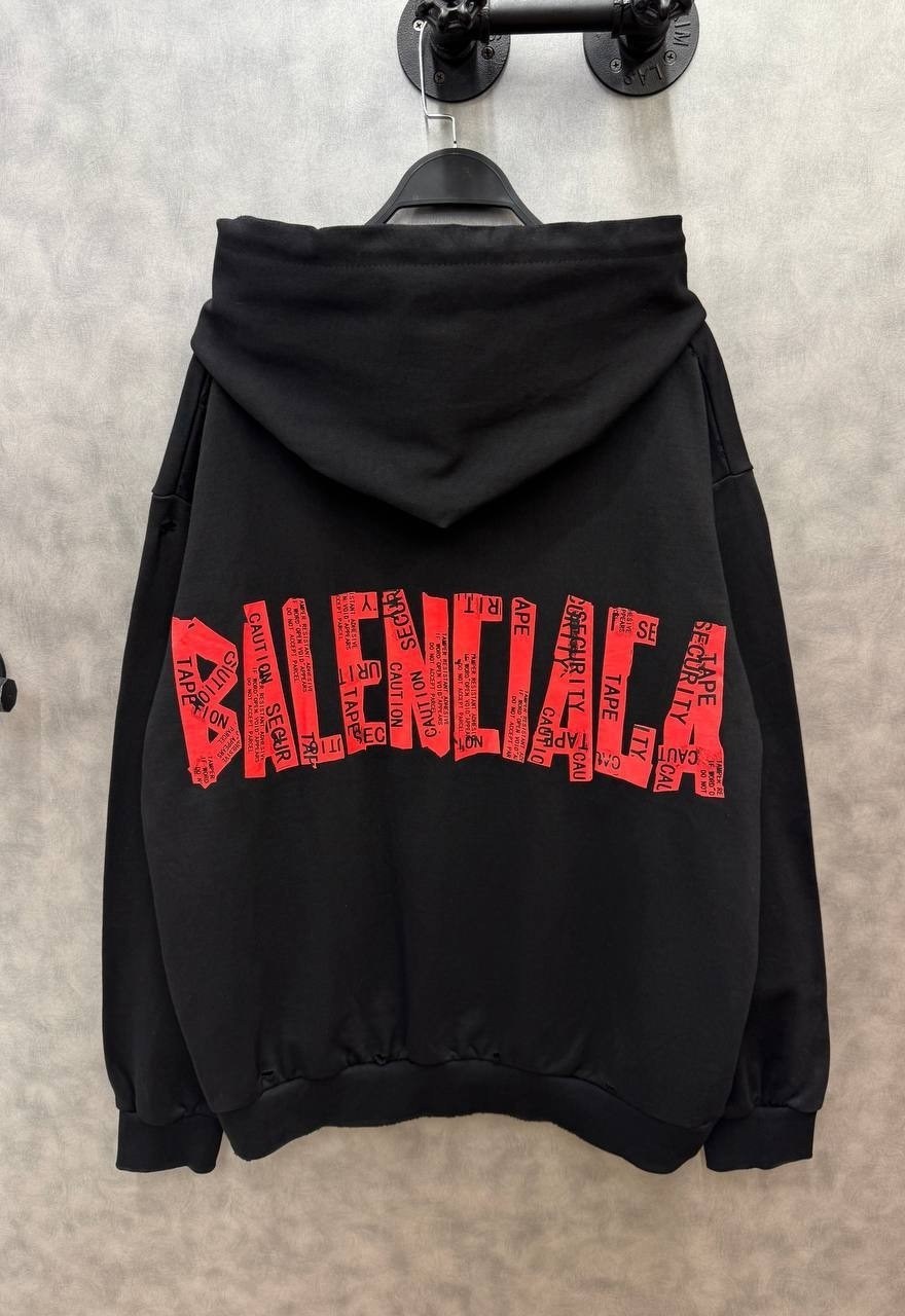 зип худи balenciaga,мужская кофта,худи balenciaga,balenciaga мужская толстовка