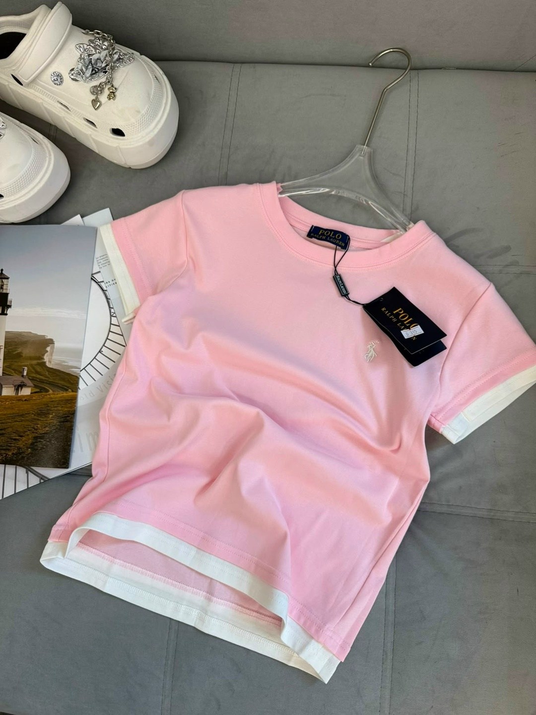 футболка polo ralph lauren,футболка женская,розовая футболка,футболка