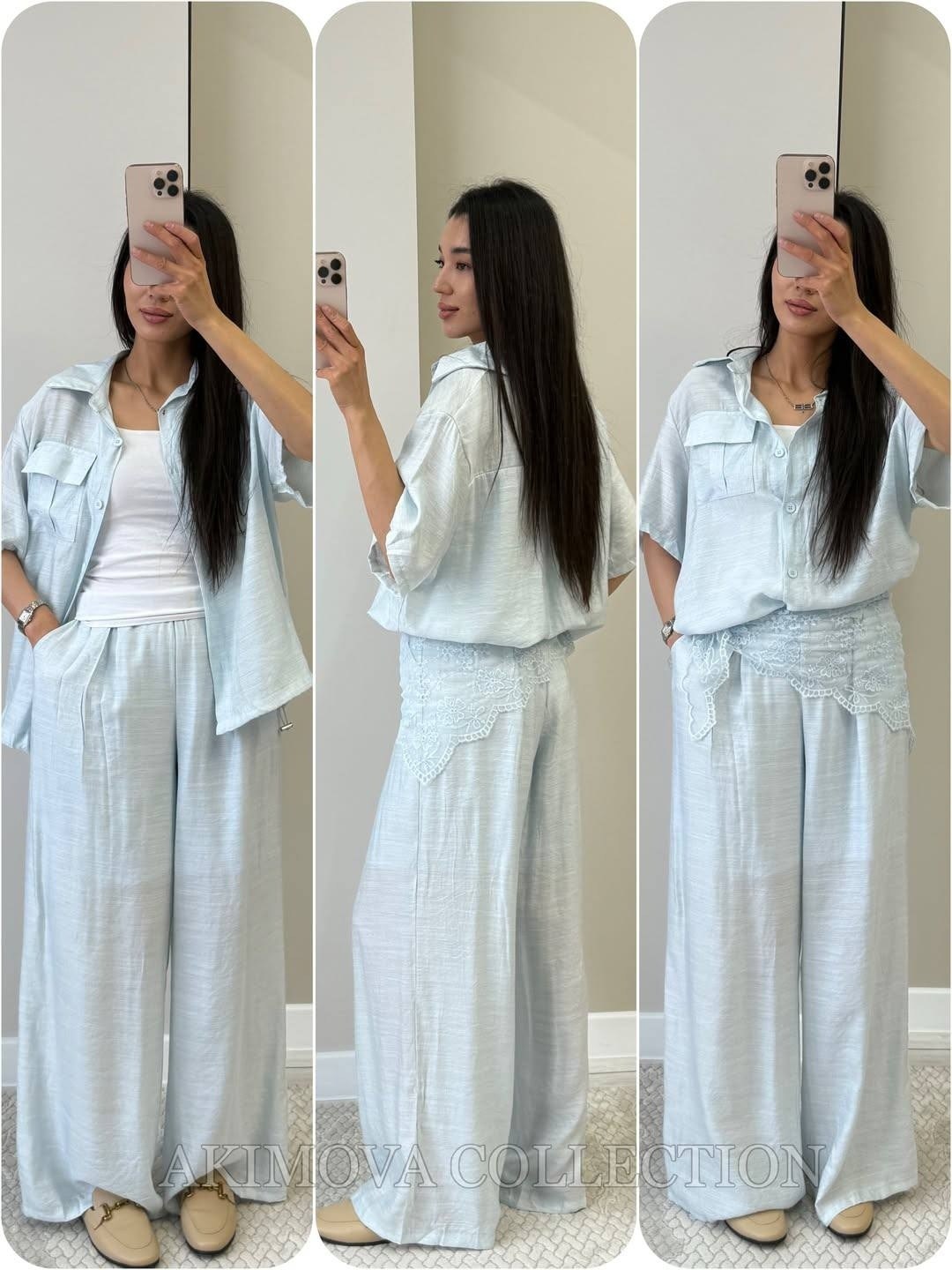 брючный комплект,модные блузы,брючный костюм rumoda 2213 коричневый,женский костюм,