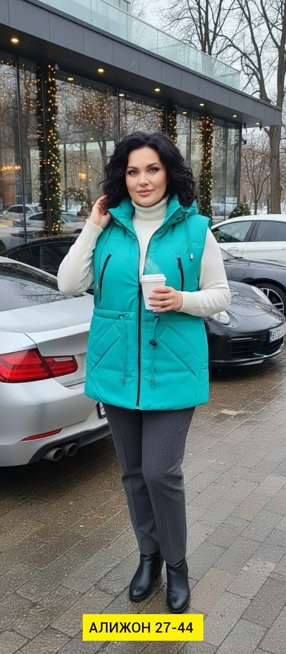 жилетка женская,жилетка женская утепленная,демисезонная куртка-жилет женская,жилет женский утепленный,жилет женский