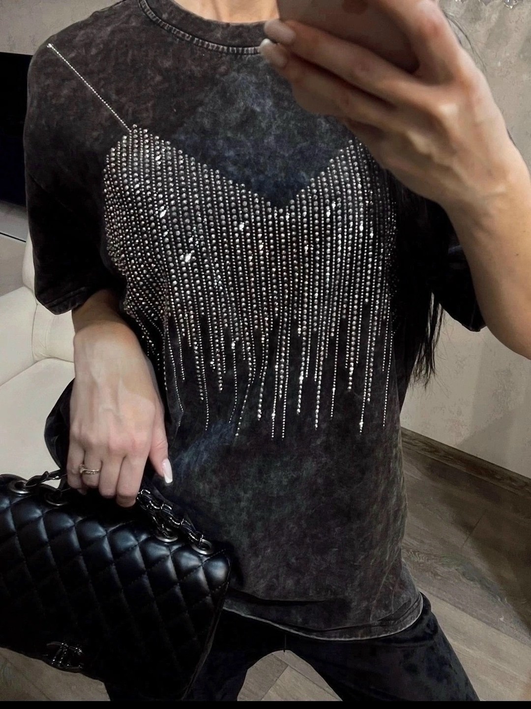 футболка оверсайз со стразами fashion lux,женская футболка,модная кофта,футболка варенка,кофты женская