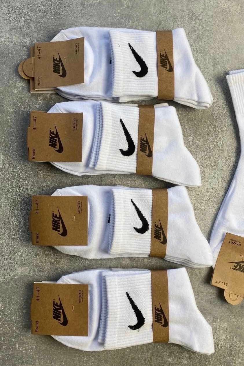 комплект носков nike,носки мужские,носки nike,носки спортивные средние,носки спортивные