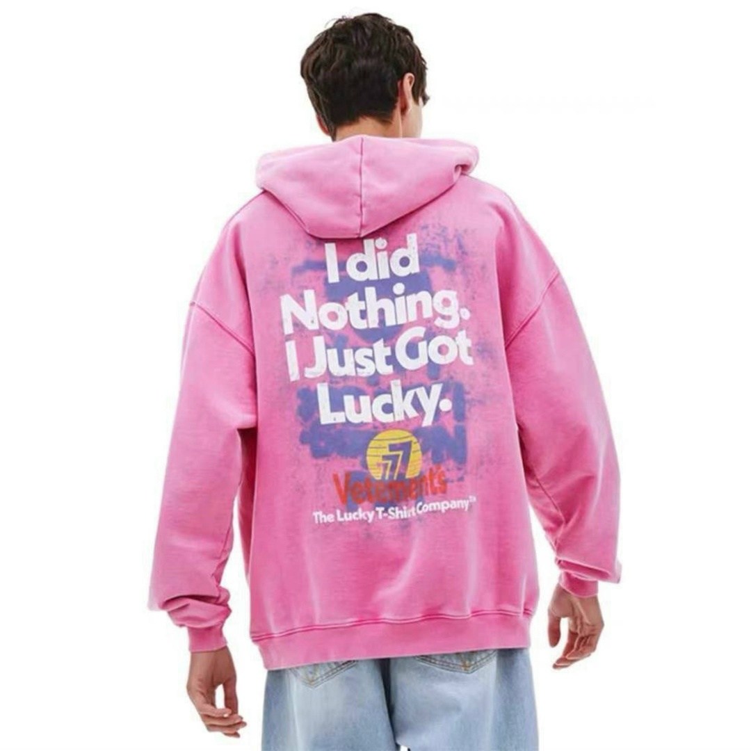 худи vetements i got lucky,худи розовое,vetements худи розовый,толстовка модная,толстовка vetements