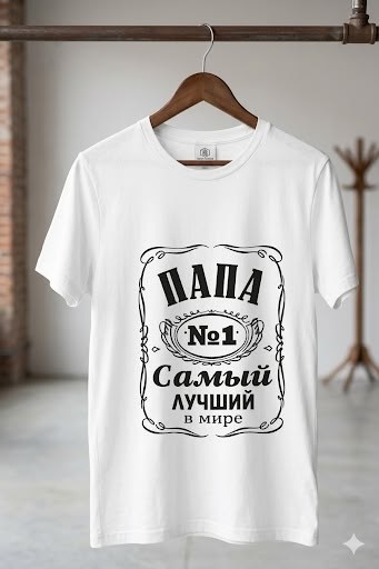 футболка папа № 1 самый лучший в мире,футболка "самый лучший в мире папа",футболка папа мужчина № 1 самый лучший в мире белый,футболка для папы "папа № 1 самый лучший",футболка с принтом "самый лучший