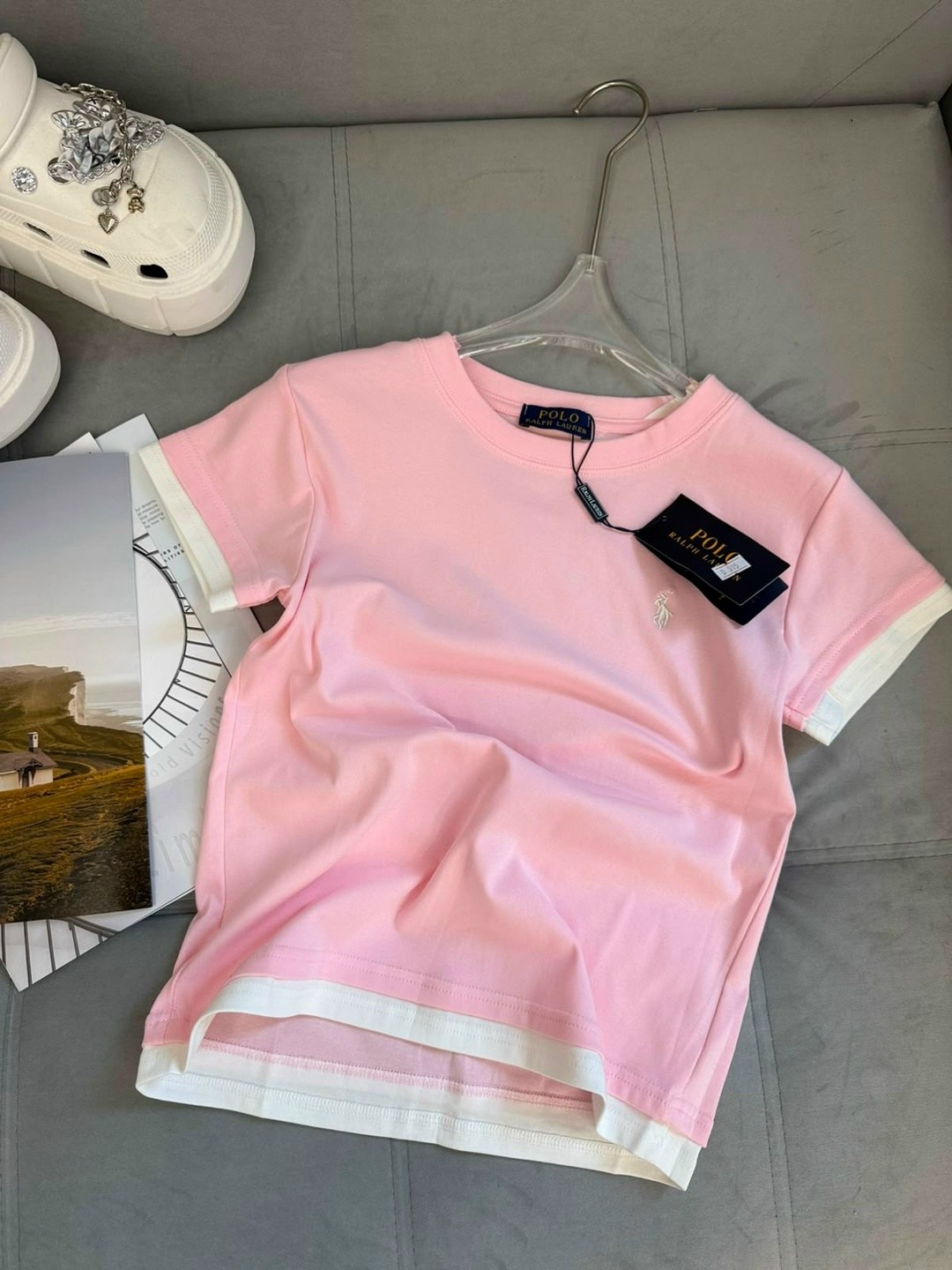 футболка polo ralph lauren,футболка женская,розовая футболка,футболка