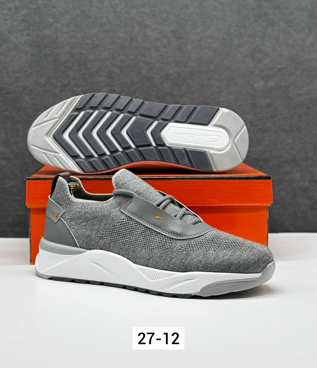 кроссовки santoni,,серые кроссовки,кроссовка мужской,мужские кроссовки