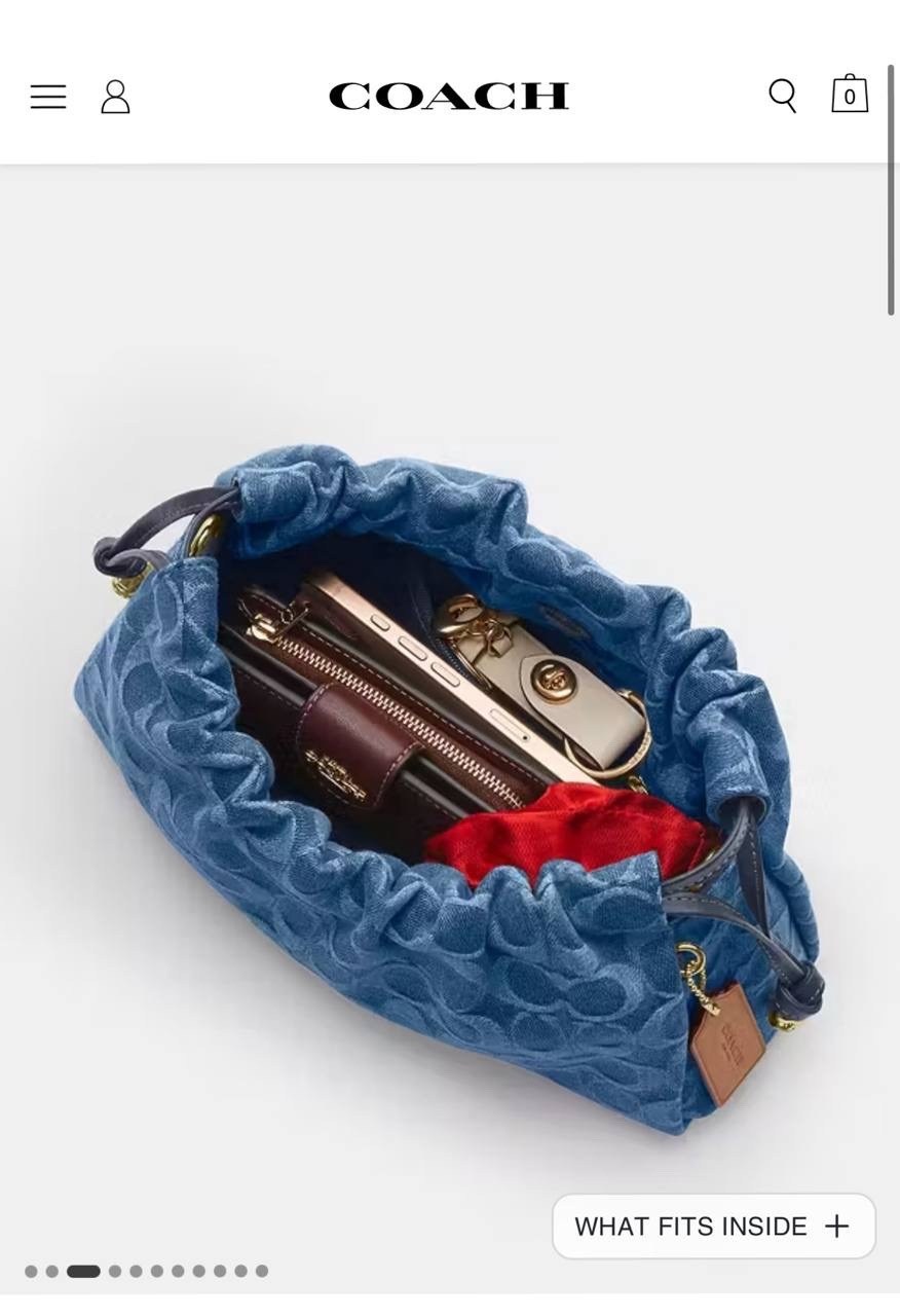 сумка coach denim,coach ch139 teri shoulder bag signature chambray blue,coach женская сумка,coach denim sling shoulder bag,cумка coach