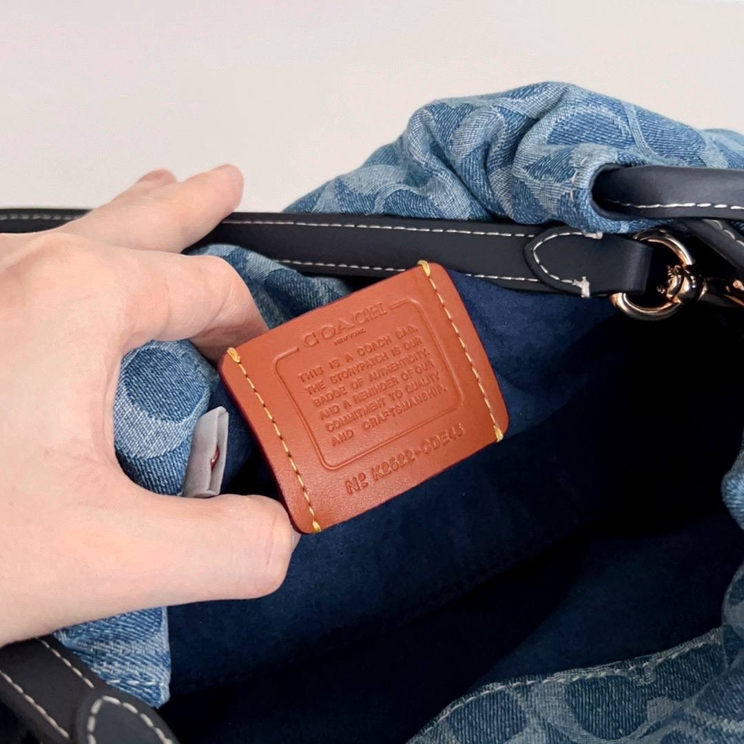 сумка coach denim,coach ch139 teri shoulder bag signature chambray blue,coach женская сумка,coach denim sling shoulder bag,cумка coach
