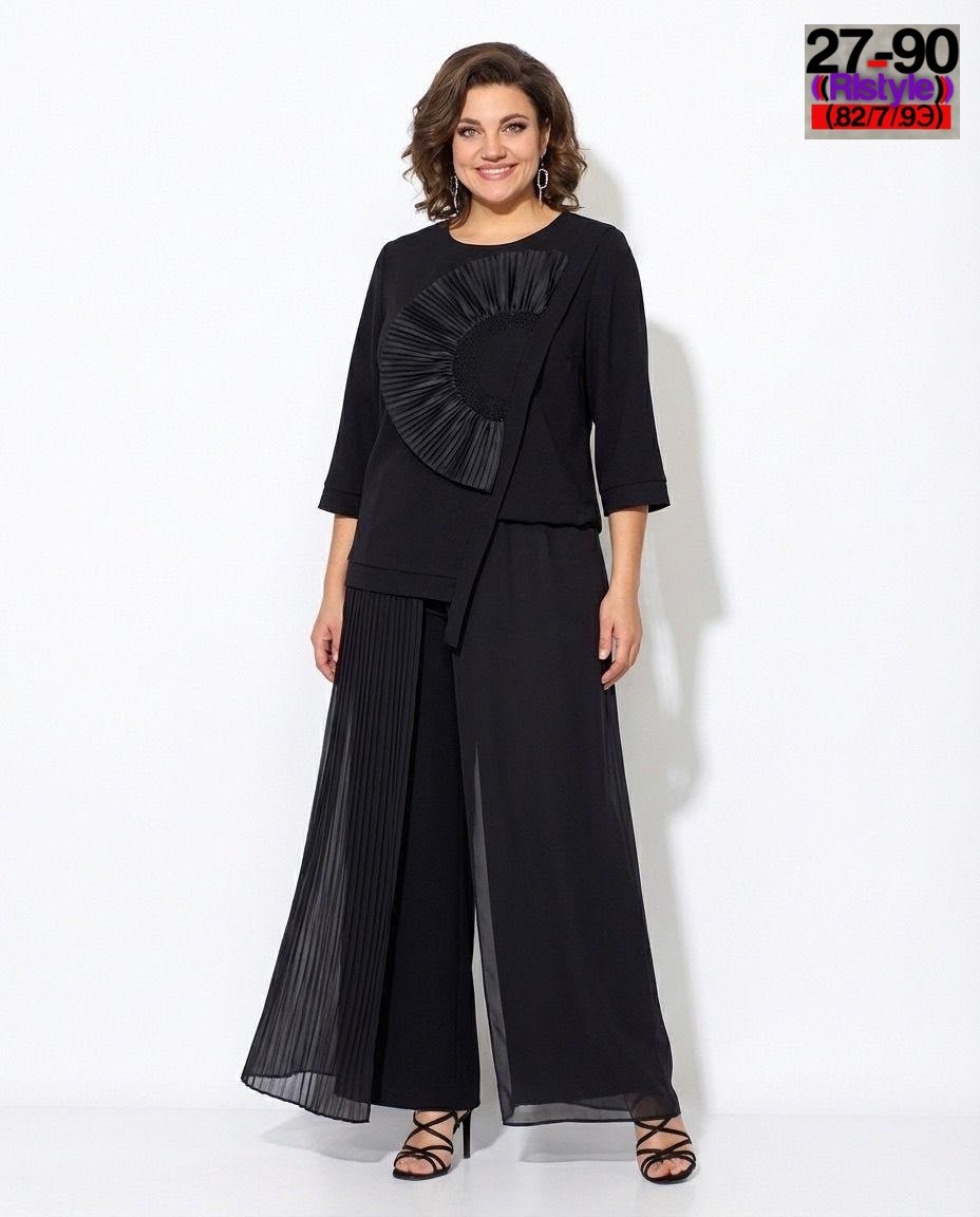 платье aira style 24413 черный,джемпер асолия 4091 черный,,брючный комплект,юбка для полных женщин