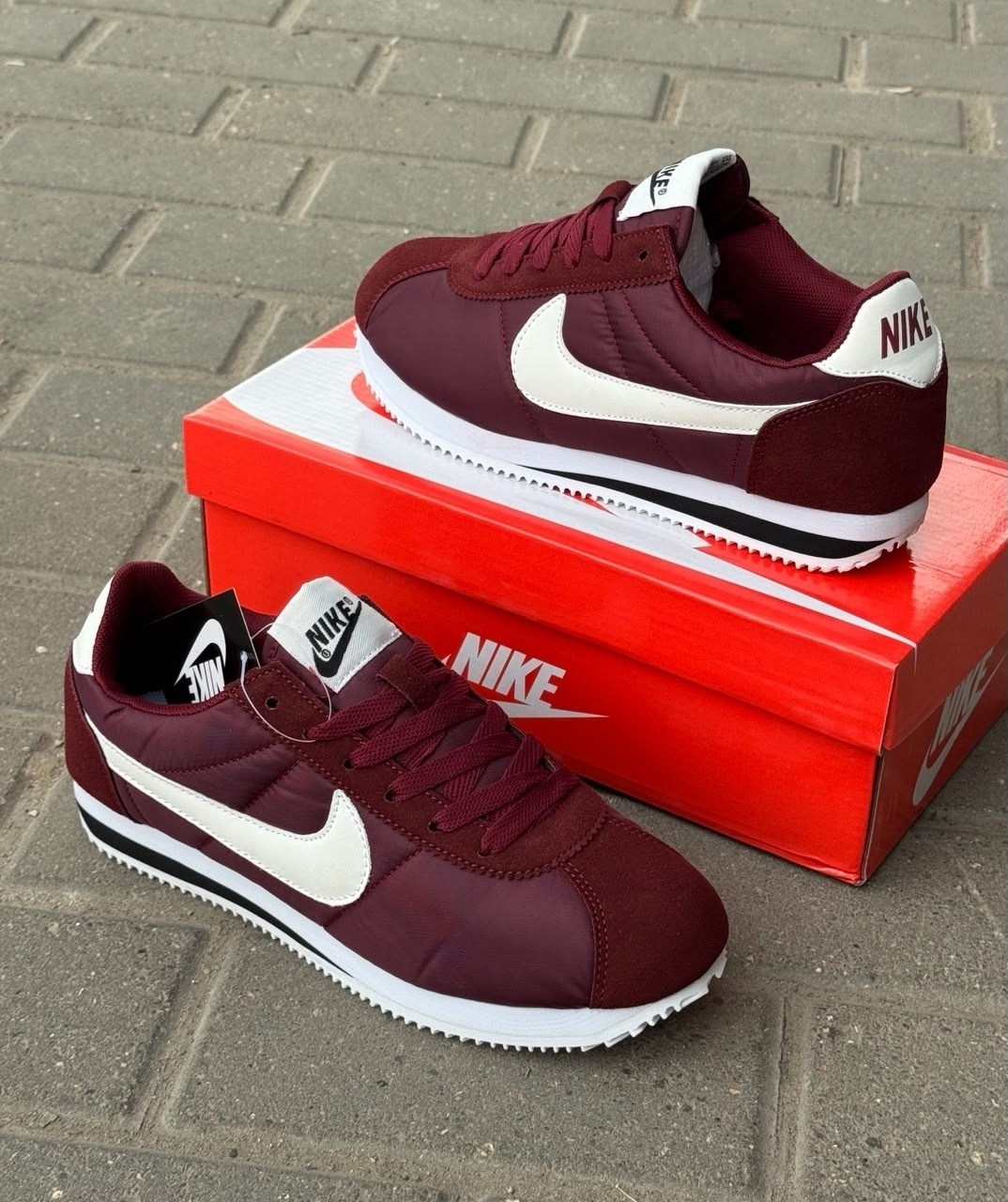 кроссовки nike cortez бордовые,nike cortez,найк cortez maroon,nike classic cortez,кроссовки
