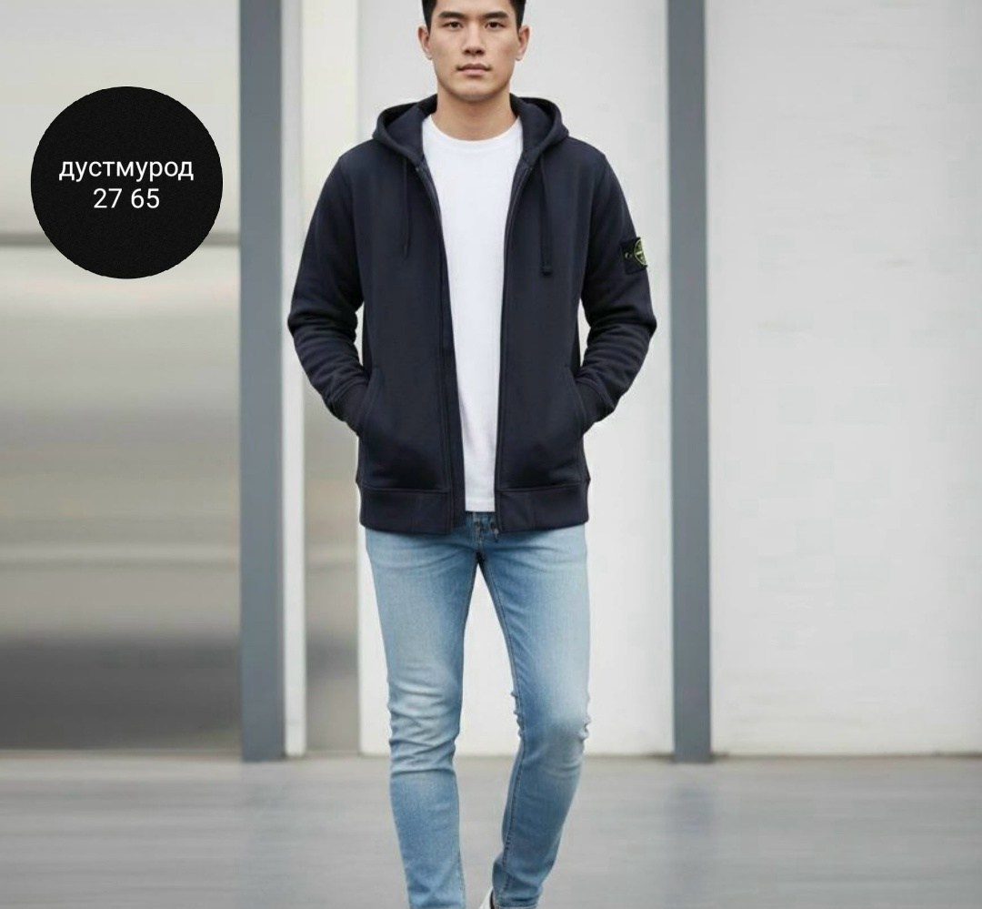 hoodie stone island zip black,худи stone island,толстовка зип худи stone island мужская черная,толстовка с капюшоном,толстовка мужское stone island
