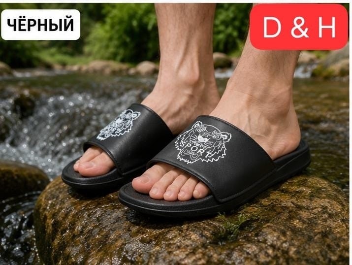 kenzo tiger,,кензо тапочки paris,kenzo shoes,шлепанцы kenzo