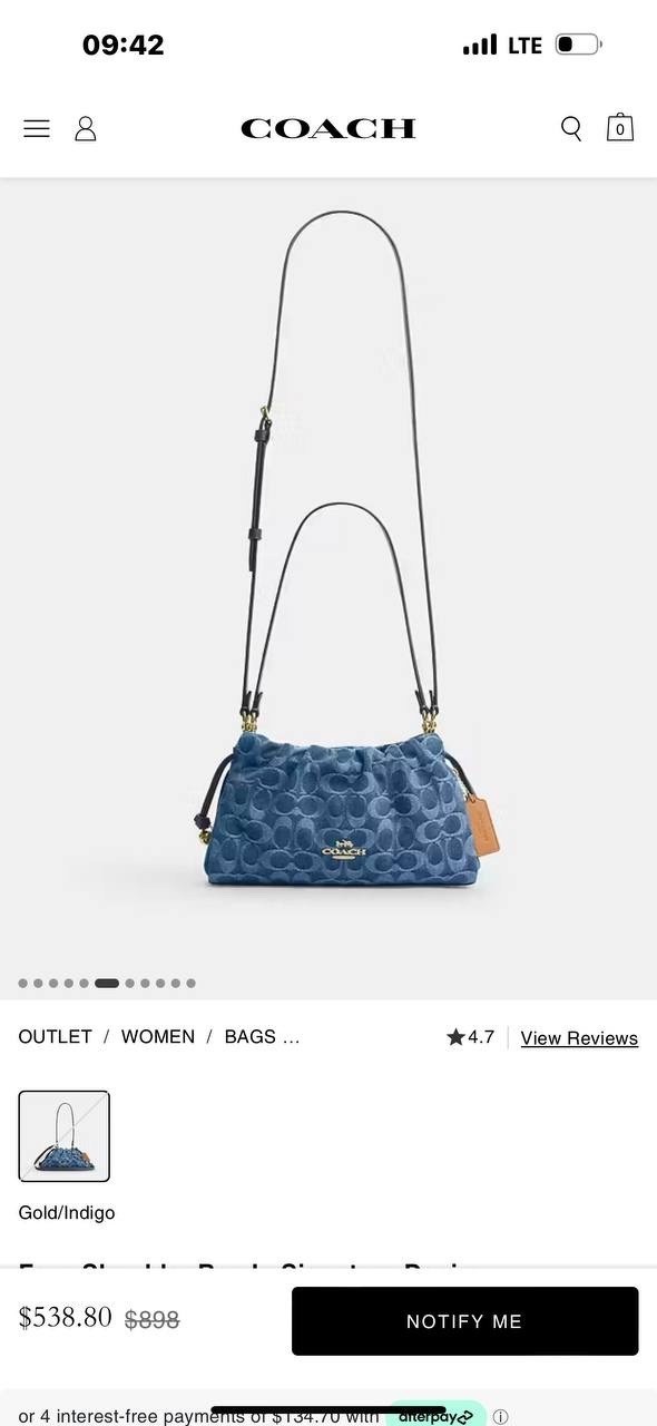 сумка coach denim,coach ch139 teri shoulder bag signature chambray blue,coach женская сумка,coach denim sling shoulder bag,cумка coach