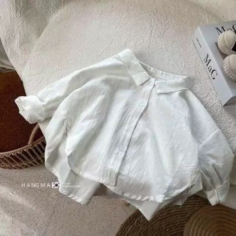 повседневная рубашка,рубашка из хлопка,детская рубаха из хлопка без воротника,рубашка с широким воротником,детская рубашка