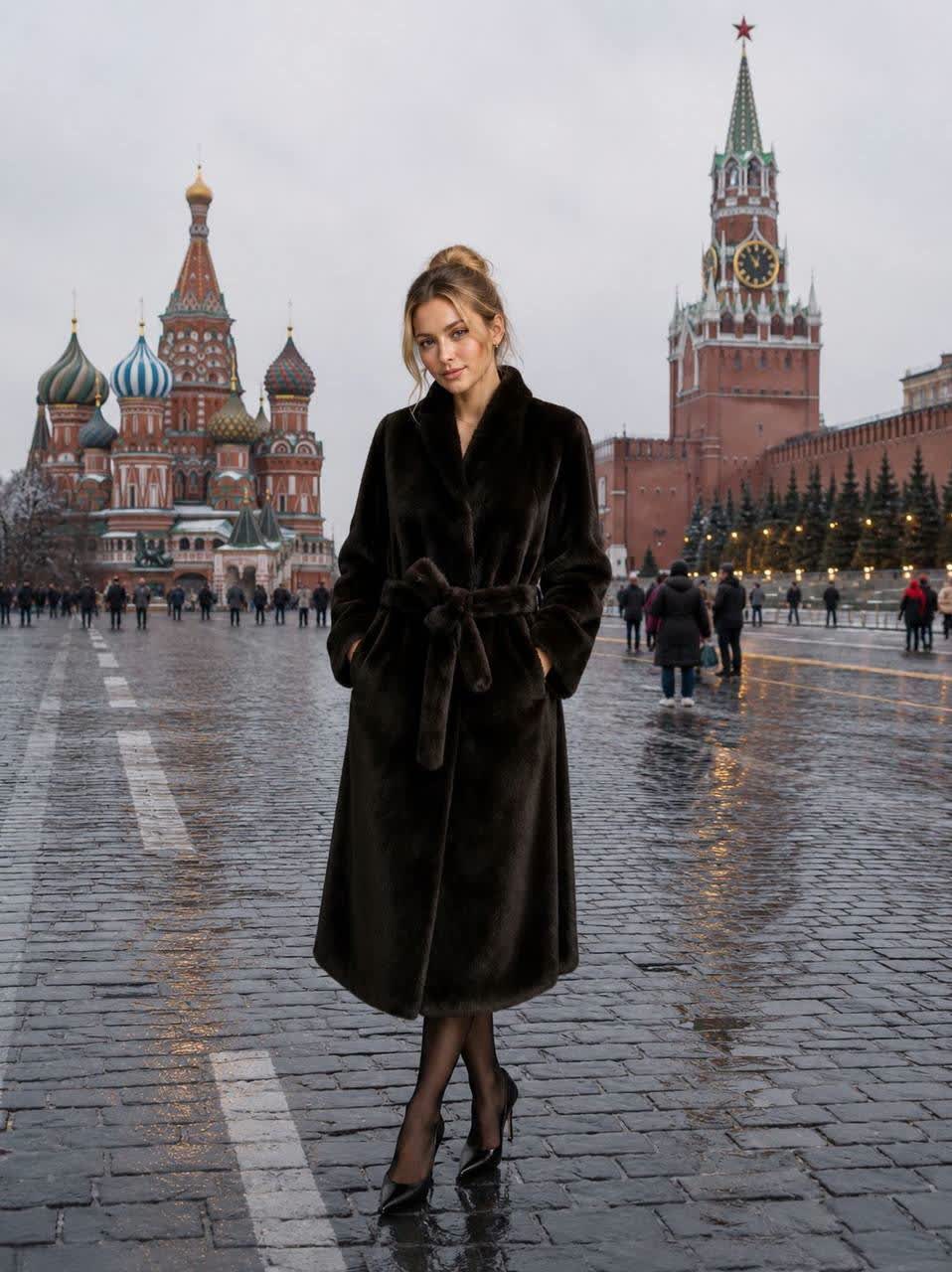 эко шуба искусственная под норку с поясом eliseeva dress 302413512,норковая шуба blackglama,норковая шуба,шуба искусственная,шуба из норки