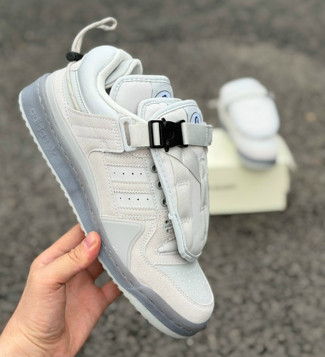 adidas forum low bad bunny grey,кроссовки bad bunny x adidas forum buckle low,кроссовки adidas,кроссовки адидас,кроссовки adidas forum low bad bunny
