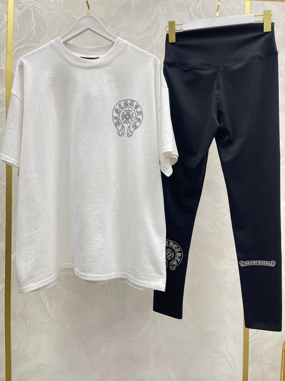 chrome hearts футболка,футболка,стильная футболка,женская футболка,брендовые вещи