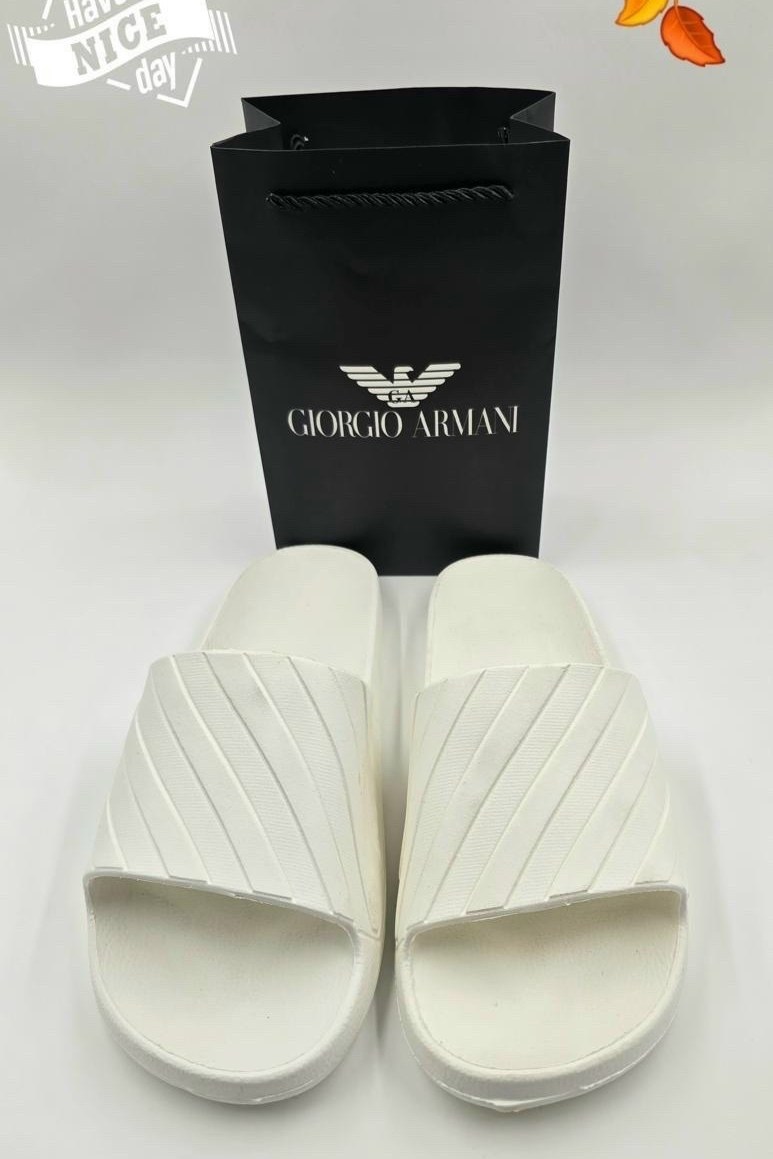 сланцы emporio armani,шлепанцы белые,шлепанцы женские,шлёпанцы женские emporio armani,armani exchange шлепанцы