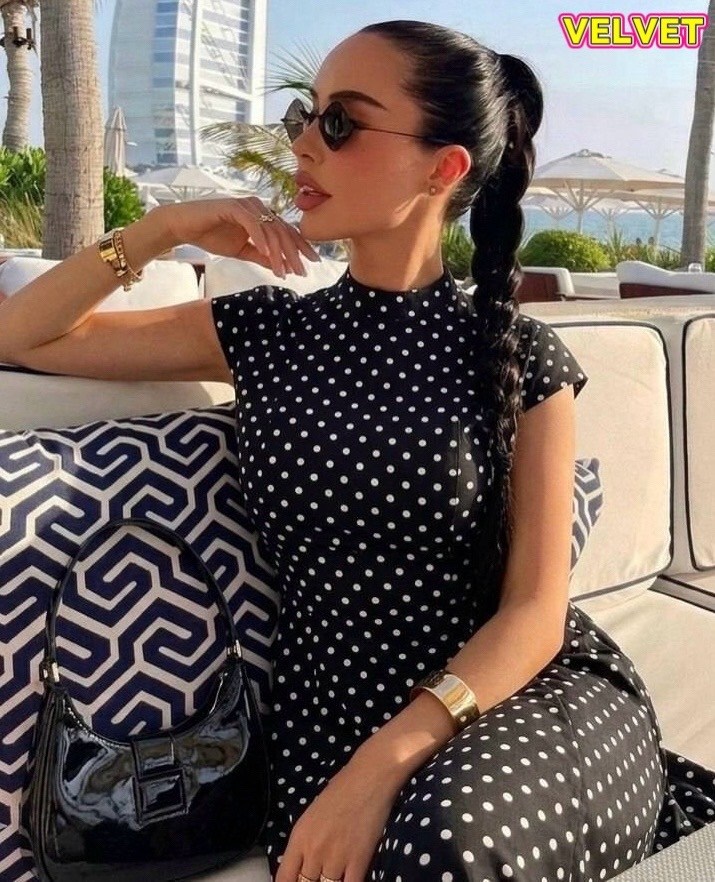 элегантные платья,платье в горошек,модное платье,платье в стиле,стильное платье