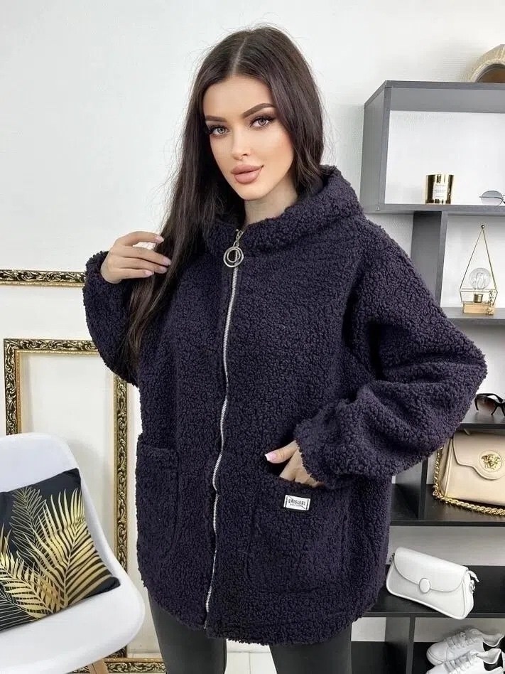 куртка из барашка женская,кардиган меховой альпака чебурашка оверсайз,полупальто барашек,куртка барашек,кардиган меховой