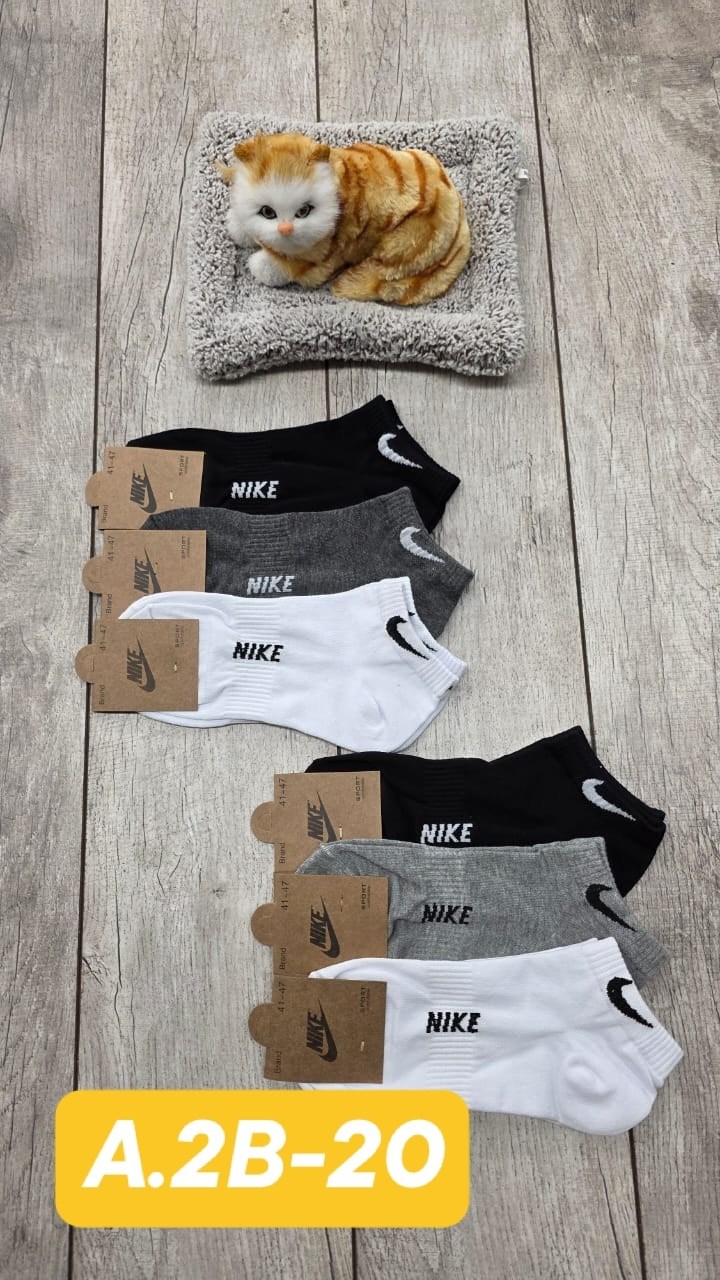 носки мужские,комплект носки мужские,носки мужские 10 пар nike,носки молодежные,комплект носков nike