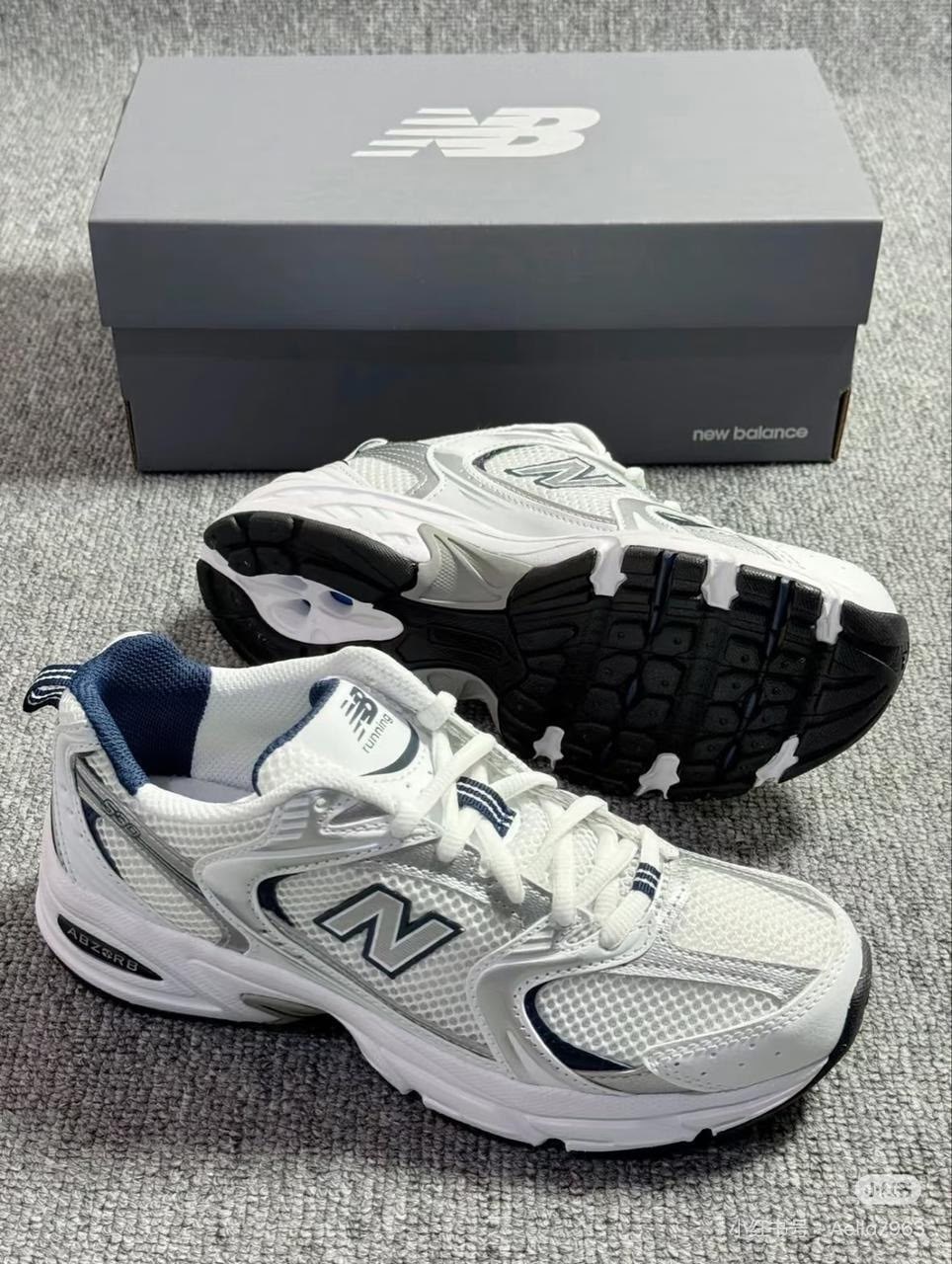 кроссовки new balance 530 бело-серые,кроссовки new balance 530,кроссовки new balance 530 white silver navy,кроссовки new balance 530 белого,new balance 530 'silver navy'