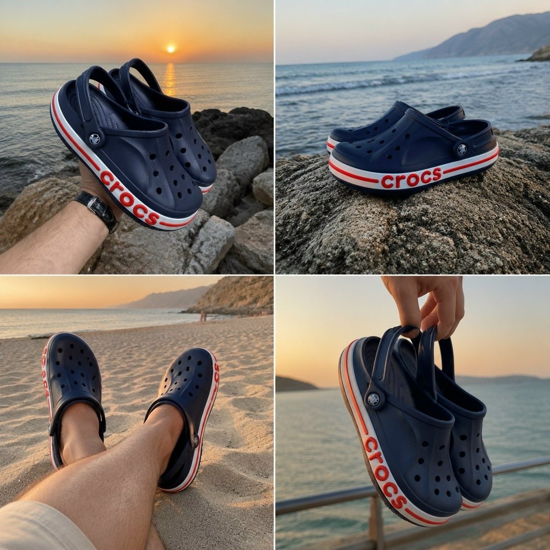 кроксы сабо,crocs сабо,темно-синие сланцы с логотипом crocs,crocs bayaband clog,крокс шлепки синие детские