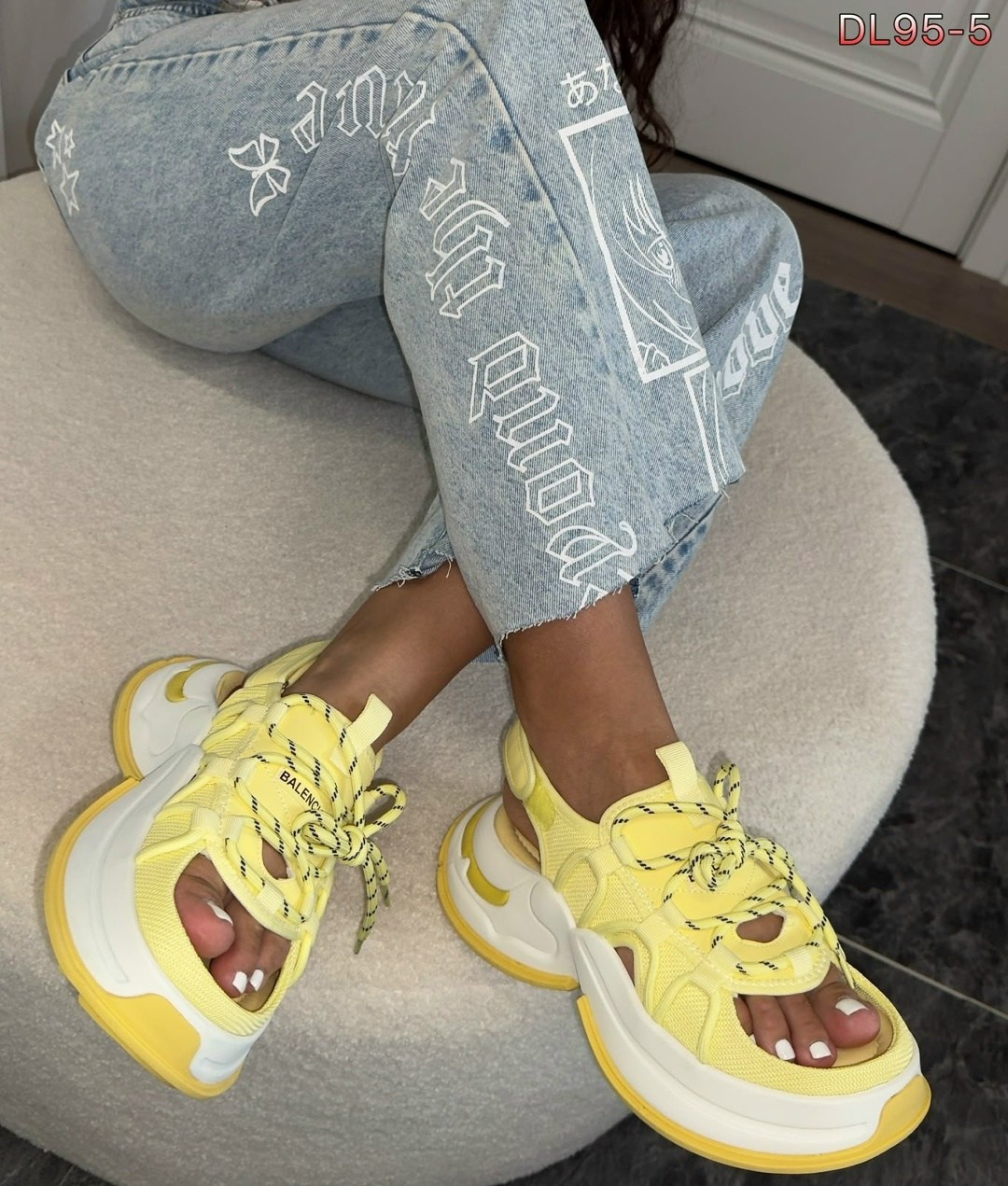 желтые сандали на платформе,сандали, женская,сандалии balenciaga,сандалии