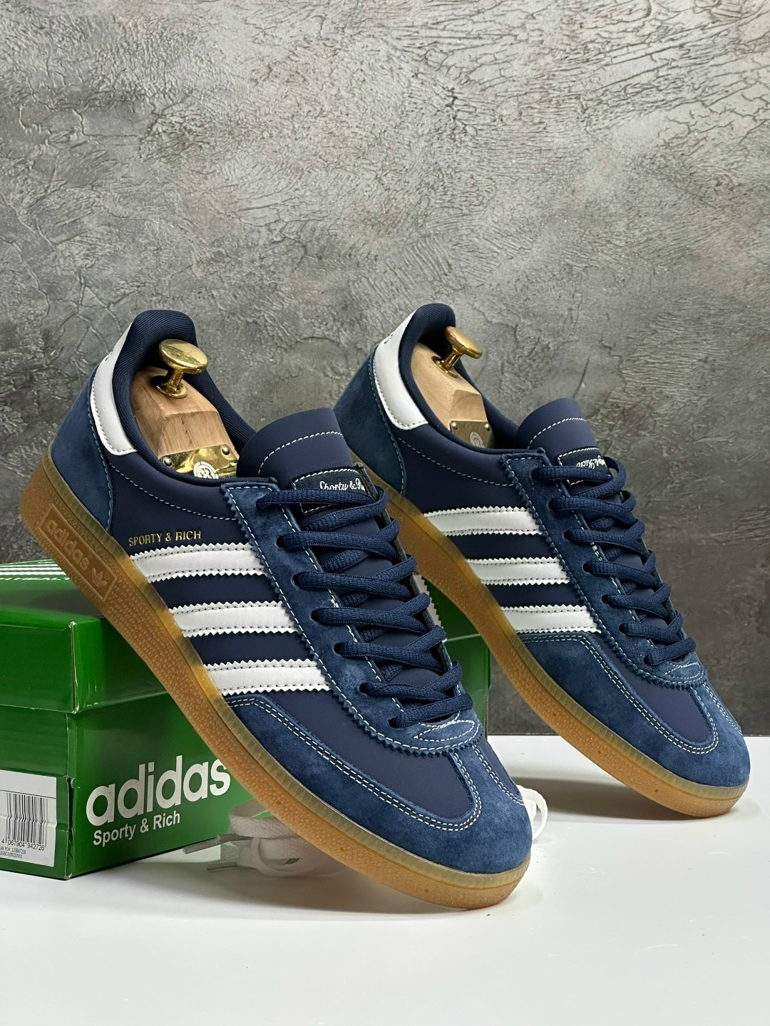 adidas handball spezial,кроссовки adidas sporty & rich x handball spezial 'night indigo',adidas originals handball spezial,кроссовки adidas,кроссовки spezial adidas