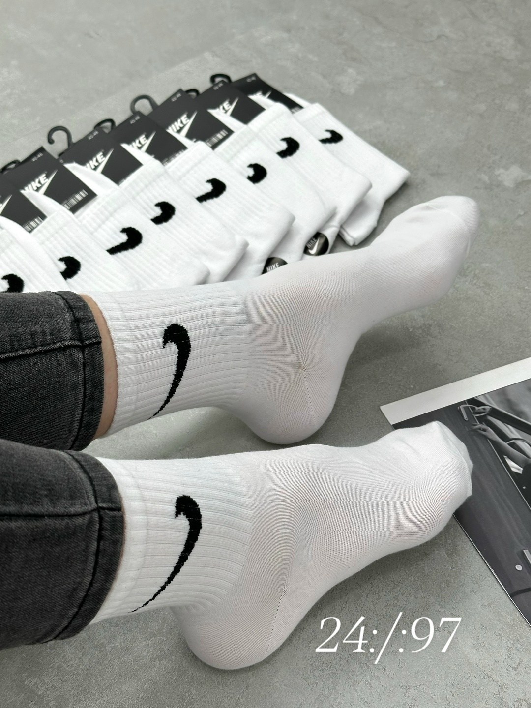 носки nike низкие спортивные набор 10 пар,носки найк 10 пар,короткие спортивные носки женские и мужские 10 пар nike,носки мужские,носки мужские 10 пар