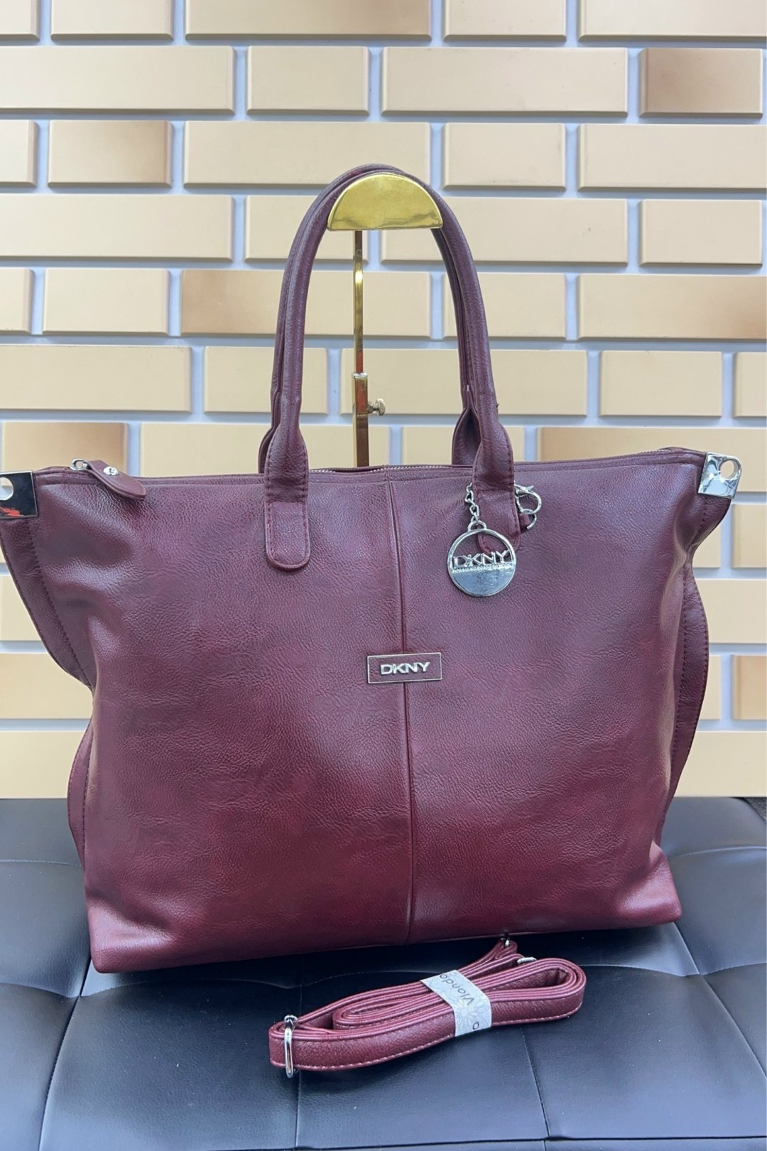 сумка большая dkny,сумка,женская сумка,бордовая сумка,женская сумка шоппер из эко кожи а-3841 вайн ред